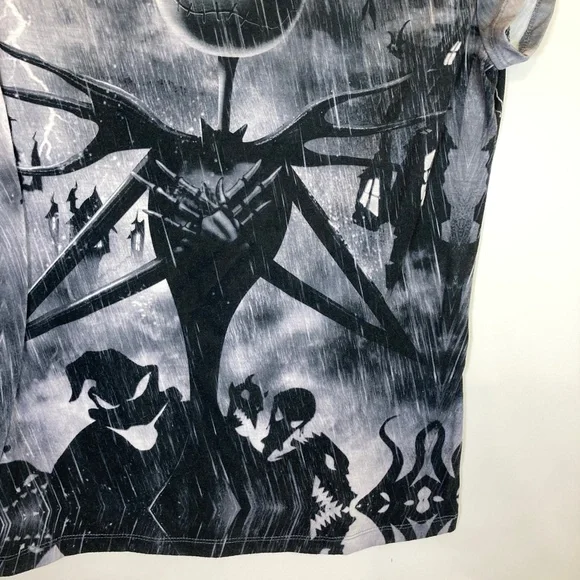 Disney Nightmare Before Christmas Jack Skellington Shirt Sz XXL 19 2 Sided - Picture 6 of 12